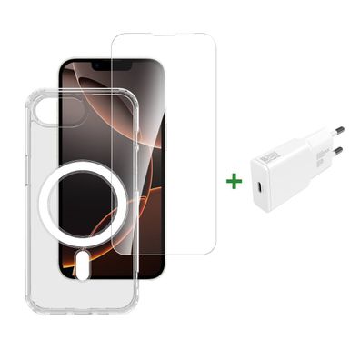 4smarts 3in1 Premium Starter Set für Apple iPhone 16 e