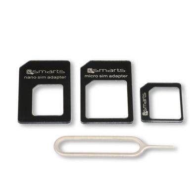 4smarts Universal SIM-Adapter Set 3 Stück