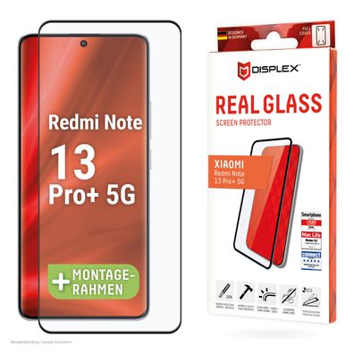 Displex Panzerglas 10H vollflächig für Xiaomi Redmi Note 13 Pro+ 5G