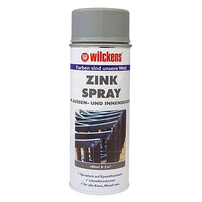 Wilckens Zinkspray 0.4 LTR Rostschutzfarbe Auspuff Heizkessel Ofen