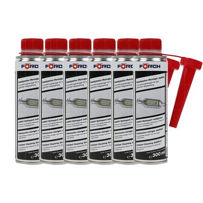 6x FOERCH Katalysator-reiniger Additiv 0.3 LTR Turbolader Lambdasonde