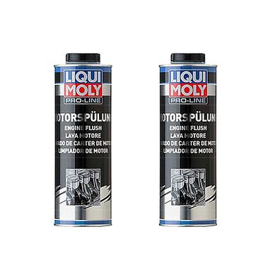 2x LIQUI MOLY PRO-LINE Motorspuelung 1 LTR 2425 Additiv Benziner & Diesel