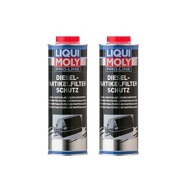 2x LIQUI MOLY PRO-LINE Dieselpartikelfilter-schutz 1 LTR 5123