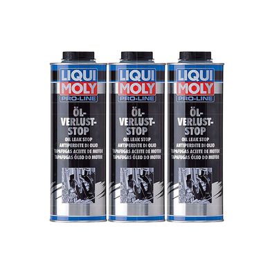 3x LIQUI MOLY PRO-LINE OEL-VERLUST-STOP 1 LTR 5182 Dose Getriebeöl