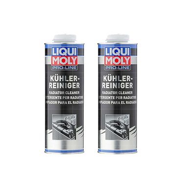 2x LIQUI MOLY PRO-LINE Kuehlerreiniger 1 LTR 5189 Reiniger Zusatz Kühler