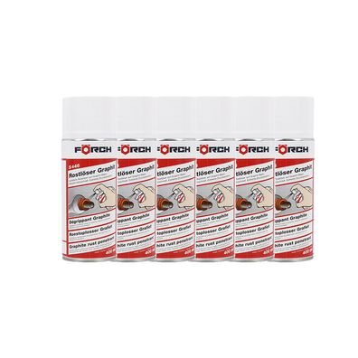 6x FOERCH Rostloeser Graphit S446 0.4 LTR Schmiermittel Rostschutz