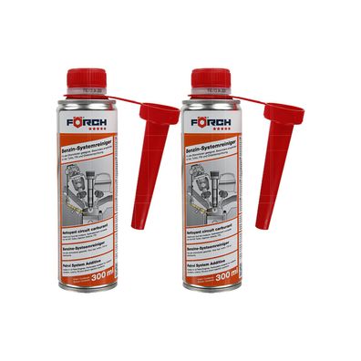 2x FOERCH BENZIN-SYSTEMREINIGER 0.3 LTR Additiv Motorreiniger