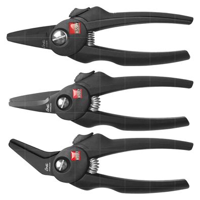 BESSEY ERDI Combischerenset Schwarz 3-TLG. 1 STK D47-2 + D48-2 + D48A-2