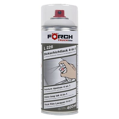 FOERCH L226 Truckline Dickschichtlack 4-IN-1 0.4 LTR Rostschutz Grundierung