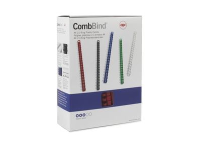 GBC Plastikbinder?cken CombBind, DIN A4, 51 mm, weiá