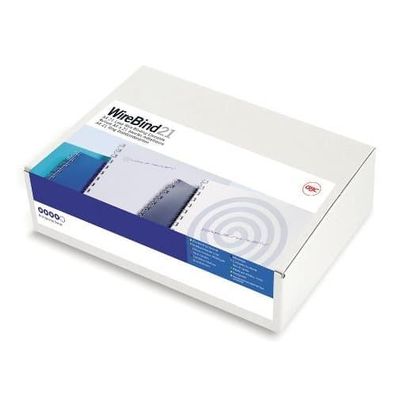 GBC Drahtbinder?cken WireBind, A4, 21 Ringe, 8 mm, weiá