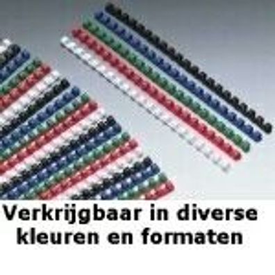 GBC Plastikbinder?cken CombBind, DIN A4, 19 mm, blau