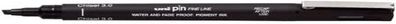 12x uni-ball CS3200 N Fineliner PIN Chisel 3.0 Keilspitze schwarz