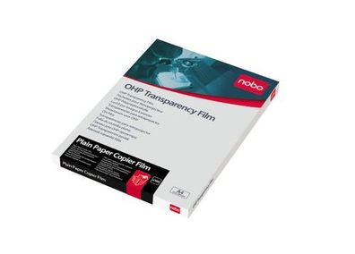 nobo Kopierer-Folie, DIN A4, glasklar, PP, 120 my