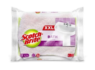 Scotch-Brite Reinigungsschwamm Soft XXL, Farbe: rosa/weiá