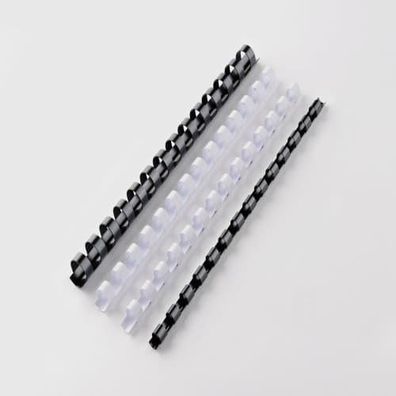 GBC Plastikbinder?cken, DIN A5, 14 Ringe, 12 mm, schwarz
