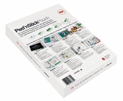 GBC Laminierfolientasche Peel'nStickPouch, DIN A3, 150 mic