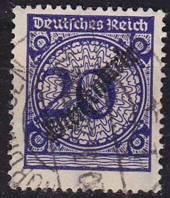 Germany REICH Dienst [1923] MiNr 0100 ( O/used )