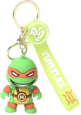 Michelangelo Schlüsselanhänger - Ninja Turtles Silikon Schlüsselbund