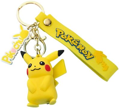 Pikachu Schlüsselanhänger - Nintendo Pokémon Silikon Schlüsselbund