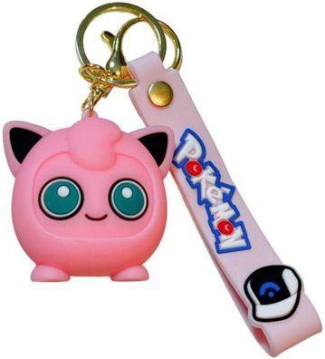 Pummeluff Silikon Schlüsselanhänger - Pokémon Schlüsselbund
