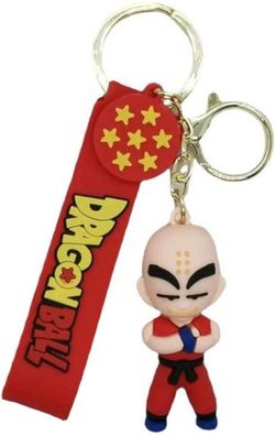 Krillin Silikon Schlüsselanhänger - Dragon Ball Z Schlüsselbund