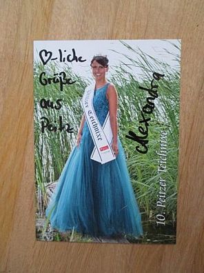 10. Peitzer Teichnixe Alexandra - handsigniertes Autogramm!!!