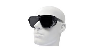 WKS Schweißerschutzbrille Mit ovalen Schweißschutz schwarz, Schut