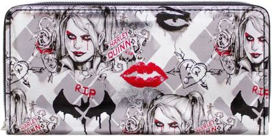 Harley Quinn & The Joker RIP Metallische Geldbörse - DC Comics Portemonnaie