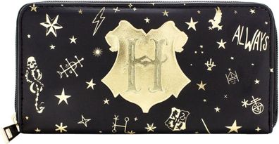 Harry Potter Magical Golden Portemonnaie - Metallic Symbols Brieftasche