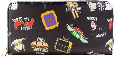 Friends Brieftasche - The One with The Phrases Pivot Armadillo Portemonnaie