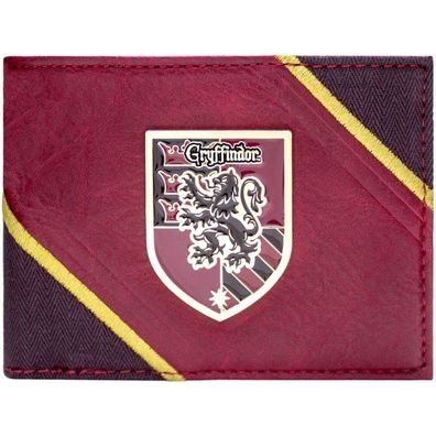 Gryffindor Geldbörse mit Metallwappen - Harry Potter Portemonnaie