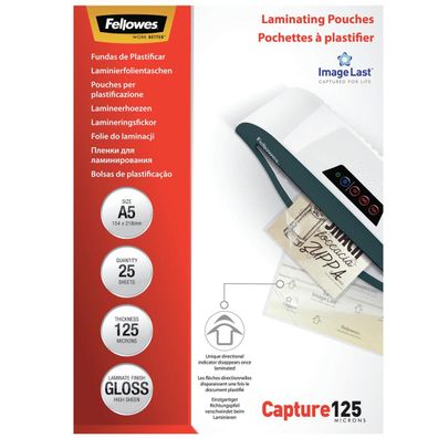 Fellowes Laminierfolientasche, DIN A5, gl„nzend, 250 mic