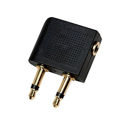 LogiLink CA1089 Flugzeug Audio-Adapter 2 x 3,5 mm Klinkenstecker