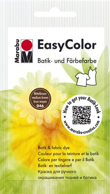 Batik-und Färbefarbe m'braun