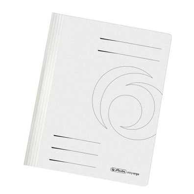 herlitz 11092749 Schnellhefter easyorga DIN A4 Manilakarton weiß