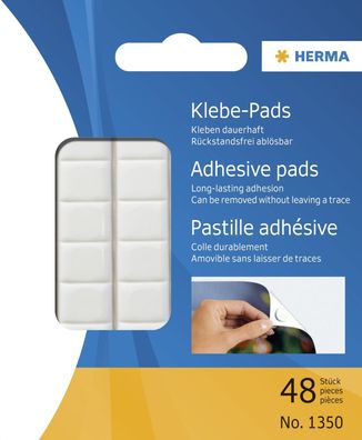 HERMA Klebepads, weiá, wieder abl”sbar