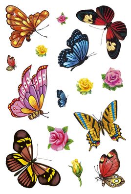 HERMA Classic Tattoo "Colour Schmetterlinge"