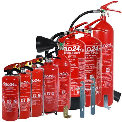 Feuerlöscher versch. Typen 1kg/2kg/5kg/6kg/6L ABC ABF B Pulverlöscher CO2 Schaum