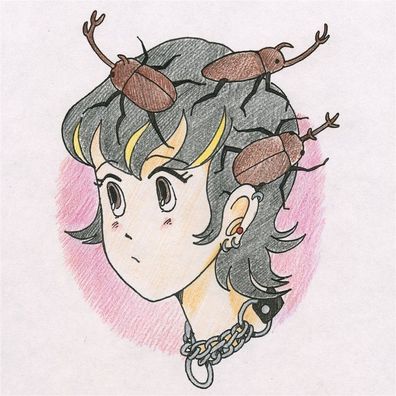 Mei Semones: Kabutomushi / Tsukino (Bubblegum Colored Vinyl)