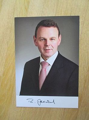 Sachsen Staatsminister Dr. Fritz Jaeckel - handsigniertes Autogramm!!!