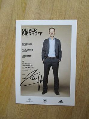 DFB Nationalmannschaft Weltmeister Manager Oliver Bierhoff handsigniertes Autogramm!!