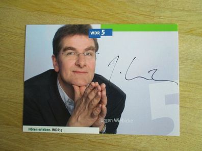 WDR Moderator Jürgen Wiebicke - handsigniertes Autogramm!!!
