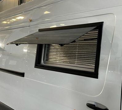 Premium Universal Echtglas Ausstellfenster S 600x500mm