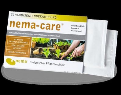 nema-care Nematoden zur Schadinsektenbekämpfung für 100qm