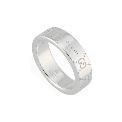 Gucci - YBC814720001 - Gucci Signature Gucci Signaturring in Sterlingsilber