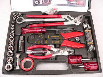 Werkzeugkoffer, Knarrenkasten, Pacini, neu, Werkzeugset, 69 teilig.... raus damit