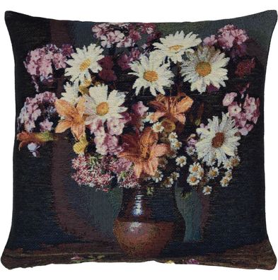 Kissenhülle 45x45 Sandner Margeriten Gobelin Sofakissen Kissenbezug Dekokissen