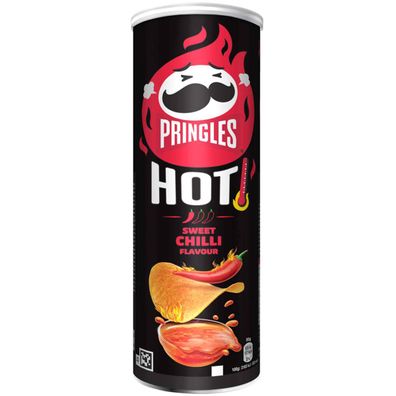 Pringles HOT Sweet Chilli Flavour Stapelchips leicht scharf 160g