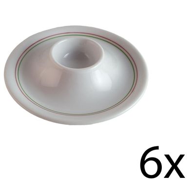 6er Set Eierbecher mit Schalenablage Eschenbach Toscana D 12,5 cm